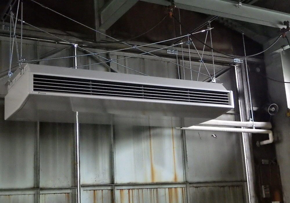 名古屋市天白区某工場　エアコン入替え工事
